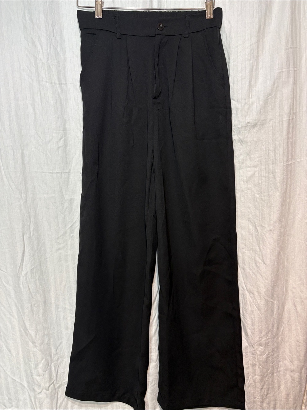 Black Wide Leg Trousers